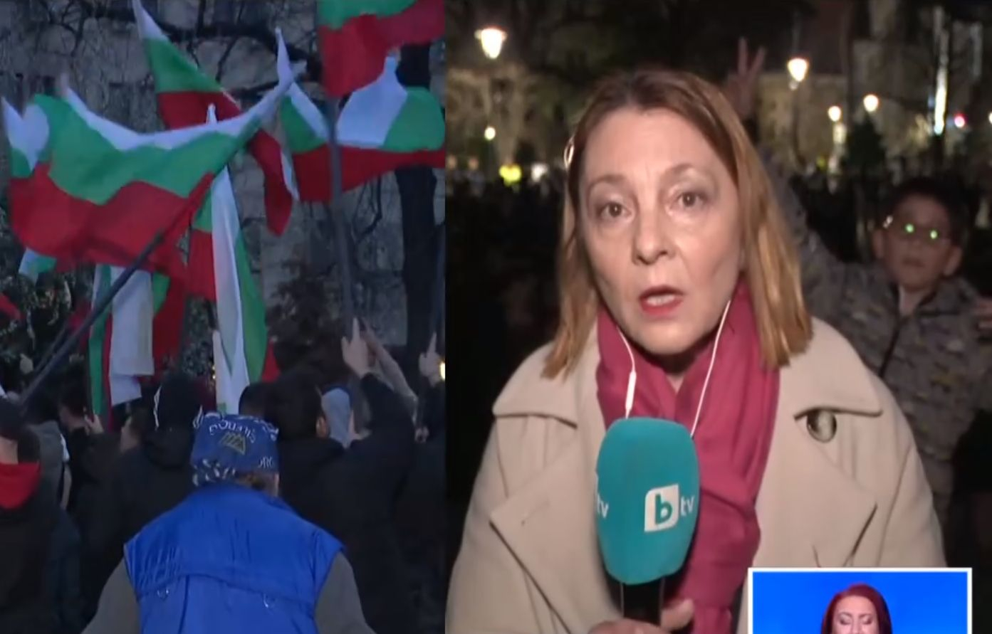 Момченце се промъкна зад гърба на репортерка на bTV и...