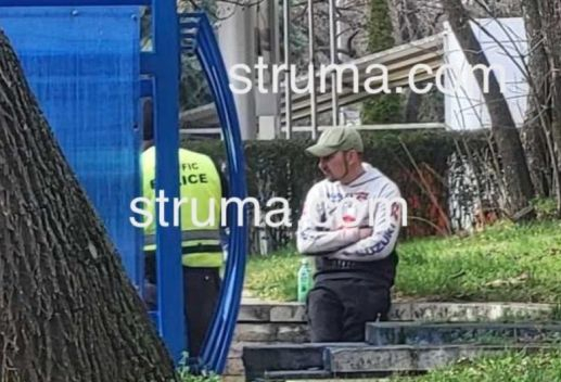 Зрелищна акция на бензиностанция в Благоевград, закопчаха прочут кримигерой 