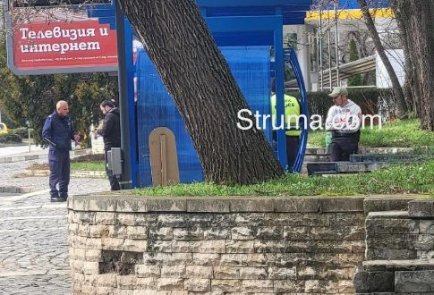 Зрелищна акция на бензиностанция в Благоевград, закопчаха прочут кримигерой 