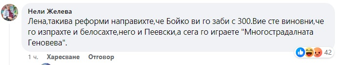 Неудачен хумор: Лена Бориславова порази мрежата, шегувайки се с кабинета "Габриел"
