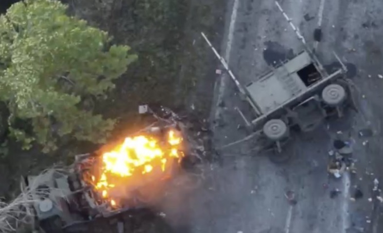 ВСУ показаха как поразяват с HIMARS руска РЕБ система ВИДЕО