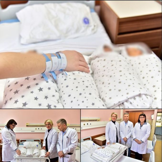 Чудо! Жена от Балканите роди четиризнаци СНИМКИ