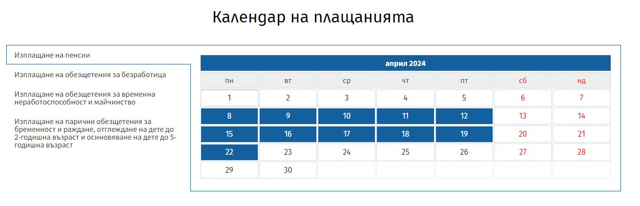 Важна новина от НОИ за пенсиите и обезщетенията за април