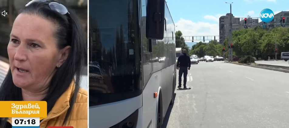Шофьор на автобус в Пловдив съвсем откачи, нападна контрольори и изгони пътниците ВИДЕО