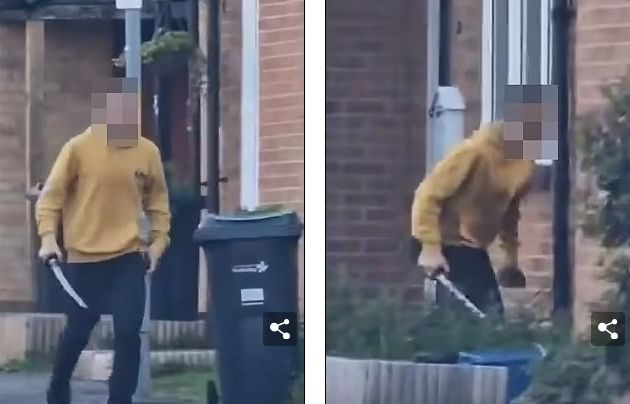 Писъци и кръв в Лондон, мъж с мачете напада наред ВИДЕО 