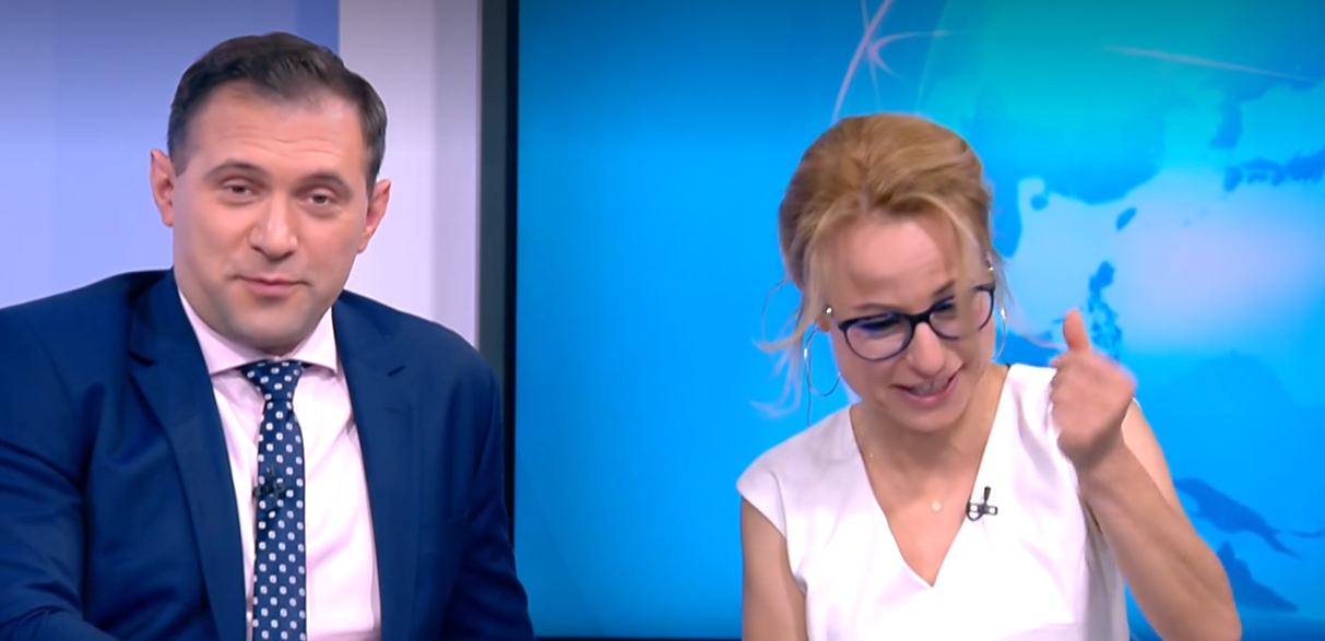 Пълен цирк в ефира на bTV! Цънцарова се кикоти като за последно, не може да... СНИМКИ