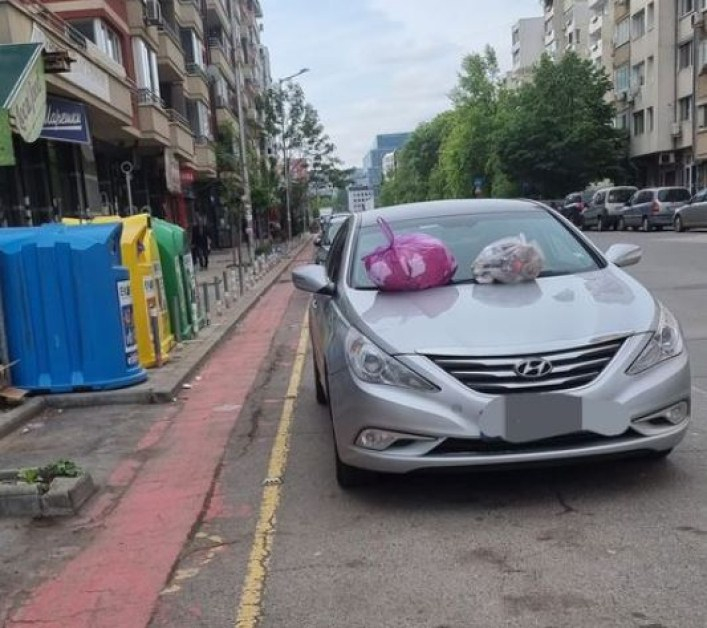 Миризливо наказание застигна шофьор в София СНИМКИ