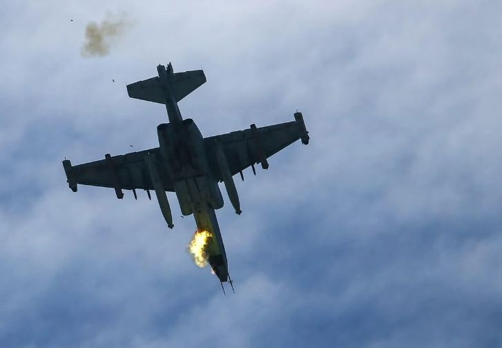 ВСУ свалиха е руски Су-25 в степите на Донбас