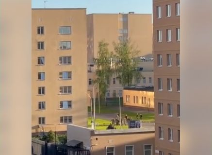 Взрив във военната академия "Будьони" в Петербург! ВИДЕО