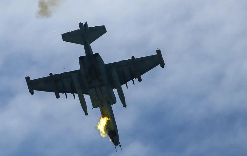 ВСУ са свалили руски боен самолет Су-25