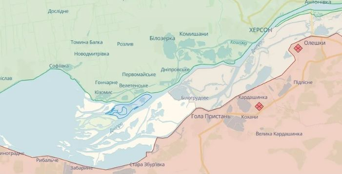 Жестока битка за ключов остров в Днепър, украинците едва удържат 
