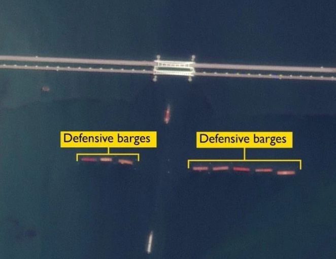 Британското разузнаване разкри как Русия опитва да защити Кримския мост 