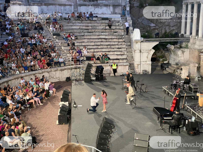 Зрелище в Античния театър в Пловдив, прекъснаха концерт на Марио Бионди заради тези двамата СНИМКИ