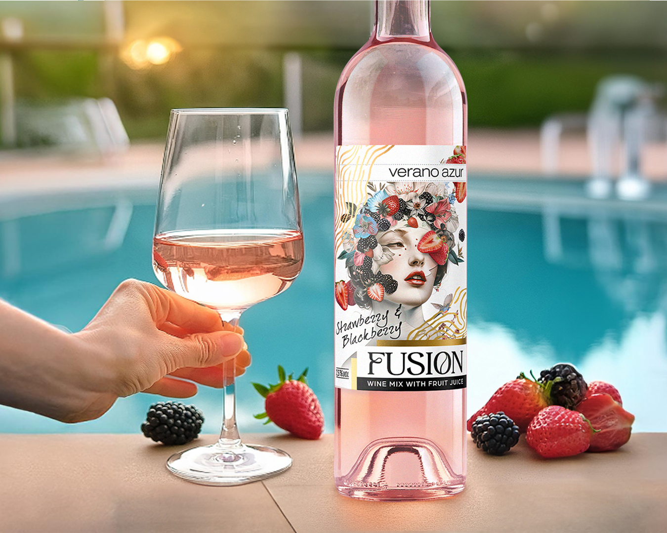 Новата хитова напитка Verano Azur FUSION - винен микс с плодове