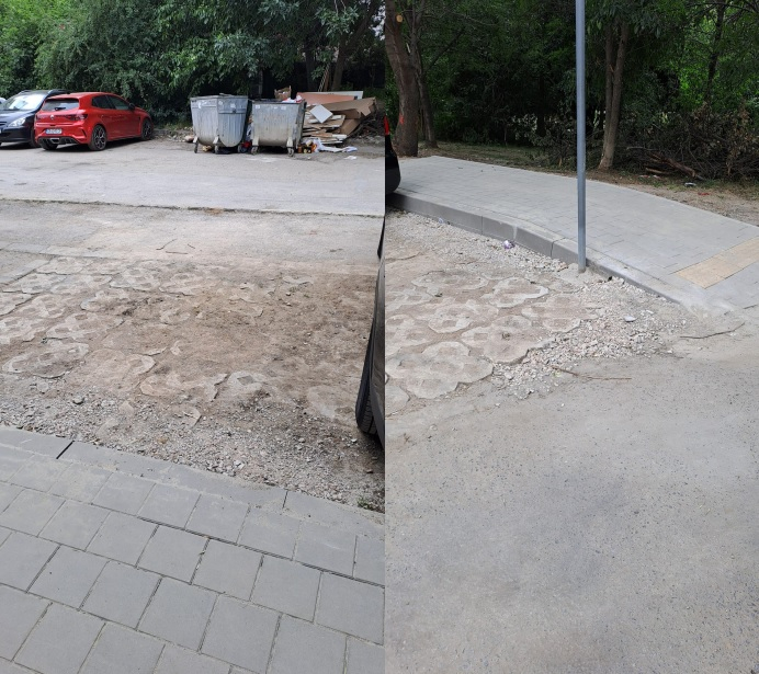 Този чисто нов тротоар в София взриви мрежата - какво не е наред?