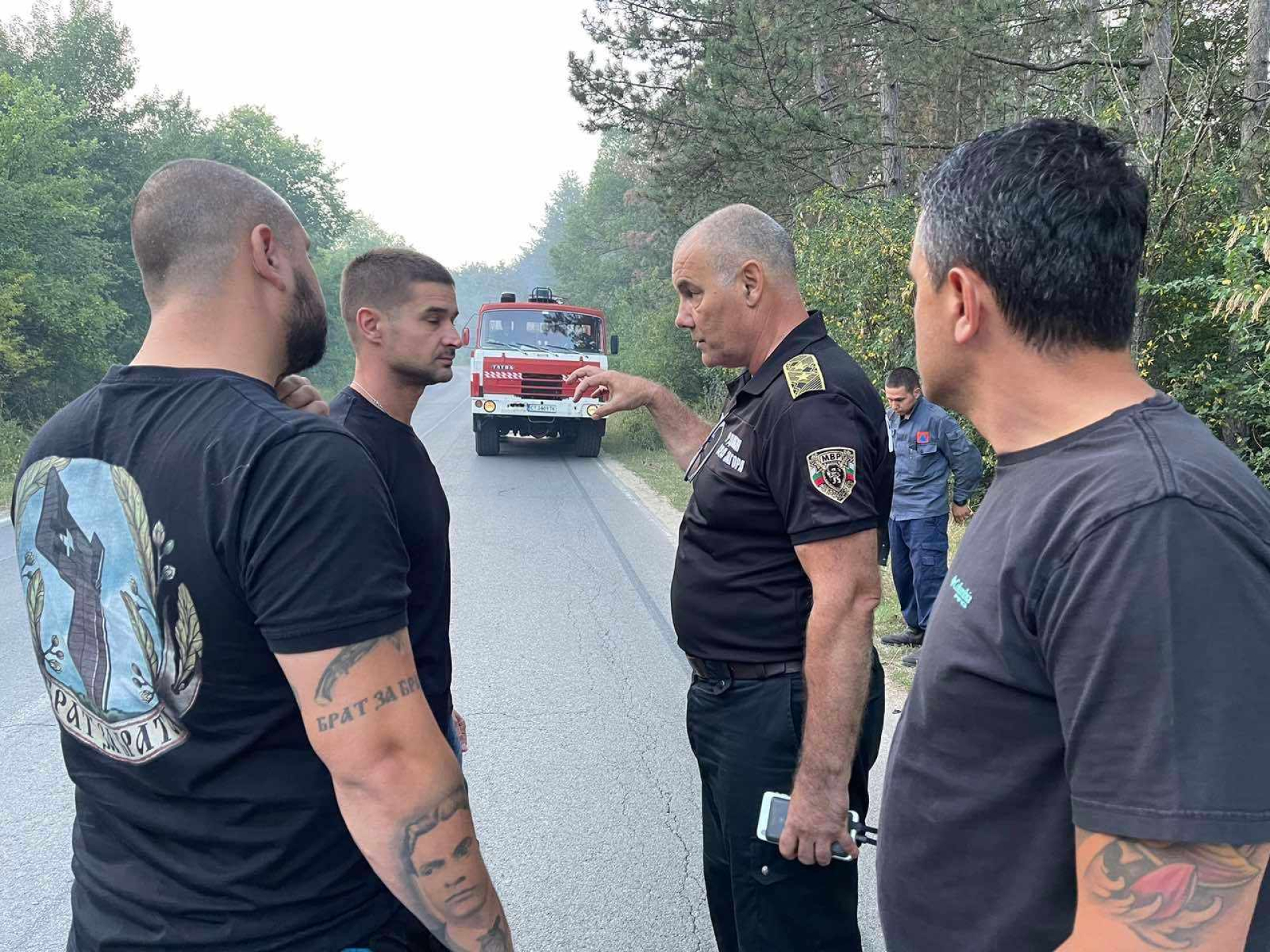 Кметът на Стара Загора на първа линия в адските пожари ВИДЕО