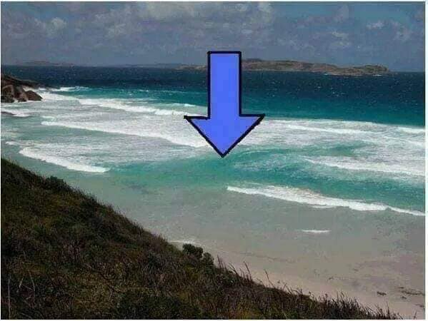 Видите ли морето да прави това, забравете да влизате във водата