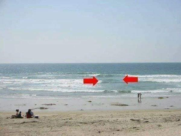 Видите ли морето да прави това, забравете да влизате във водата