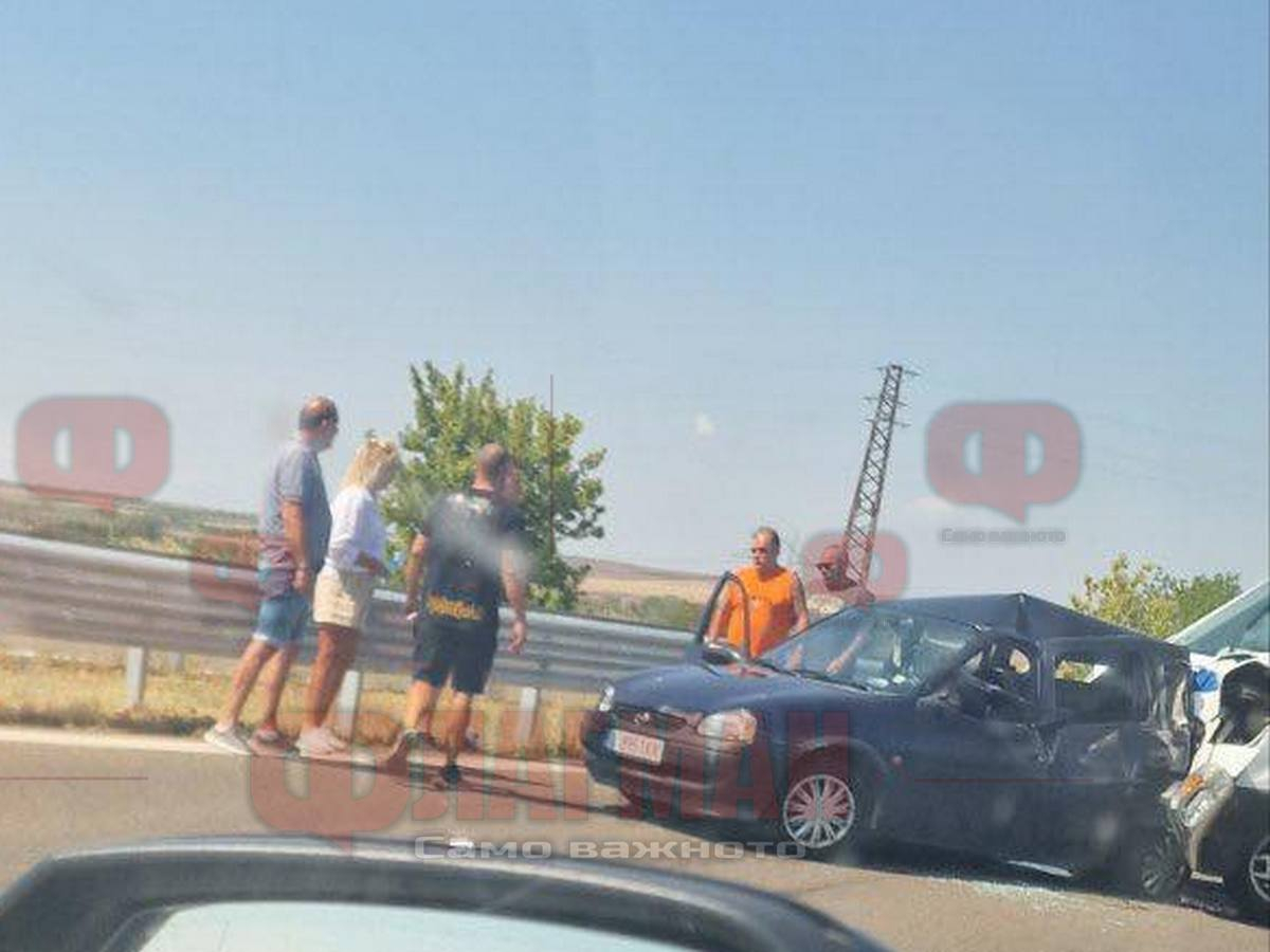 Магистралата на смъртта! Нова трагедия на АМ "Тракия", пак спряха движението СНИМКИ