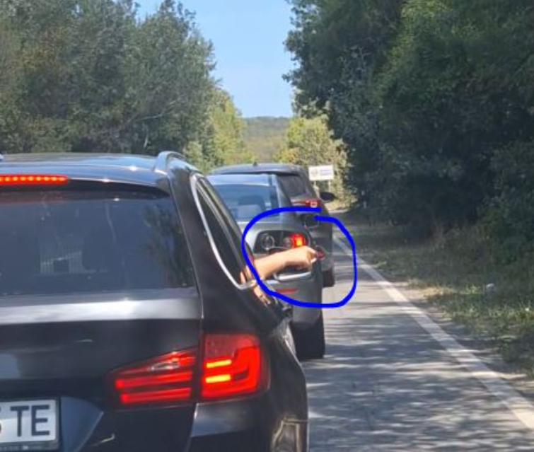Този пътник в БМВ възмути цяла България ВИДЕО