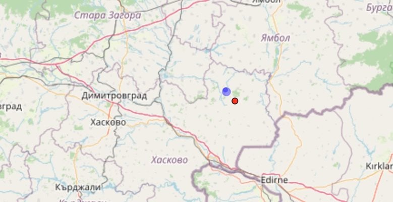 Земетресение удари между 2 града у нас