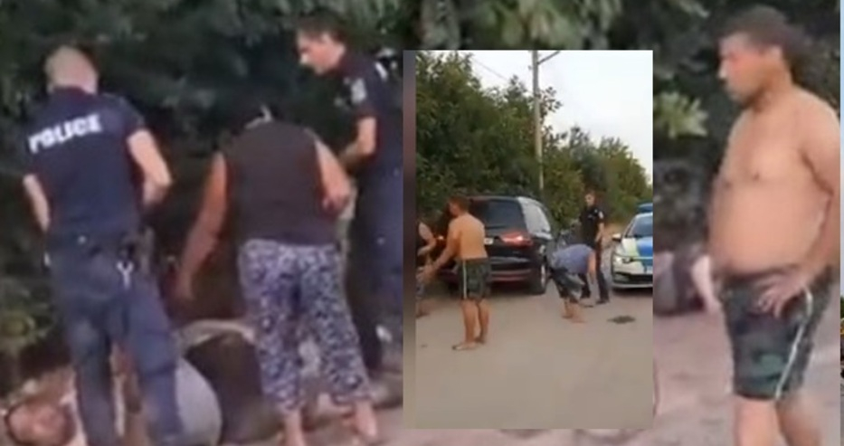 Бесен екшън в Добричко: Жена млати полицай с пръчка, той стреля с електрошок, а други двама мъже...