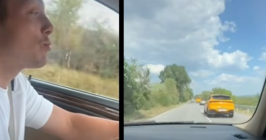 Филип Буков се прави на джигит, състезава се с BMW-то си срещу Ламборгини ВИДЕО