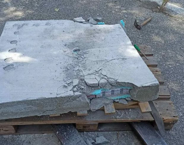 Митничари във Видин разбиха бетонна плоча и ахнаха от това, което намериха в нея СНИМКИ