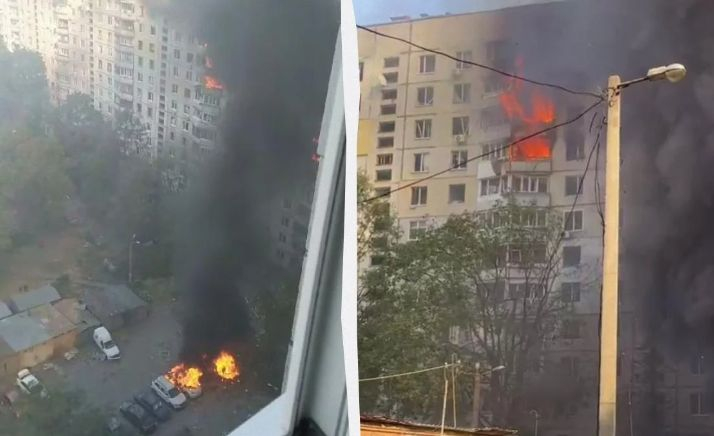  Ново брутално руско зверство посред бял ден в Харков, всичко е в пламъци ВИДЕО