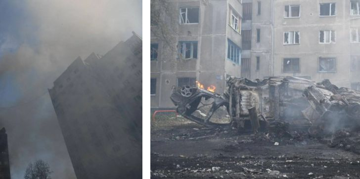  Ново брутално руско зверство посред бял ден в Харков, всичко е в пламъци ВИДЕО