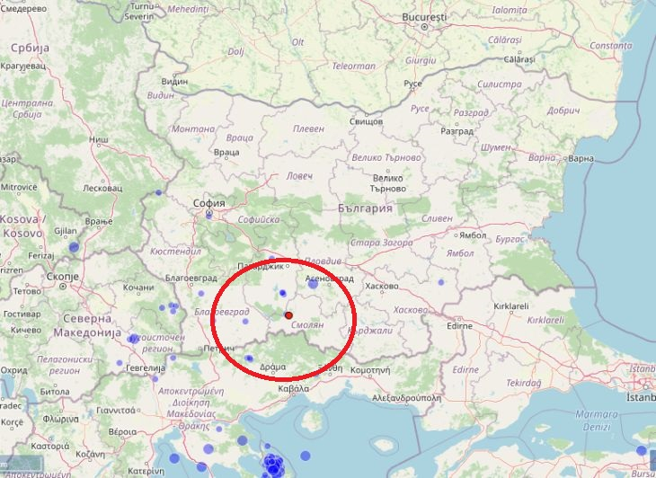 Земетресение разлюля България СНИМКА