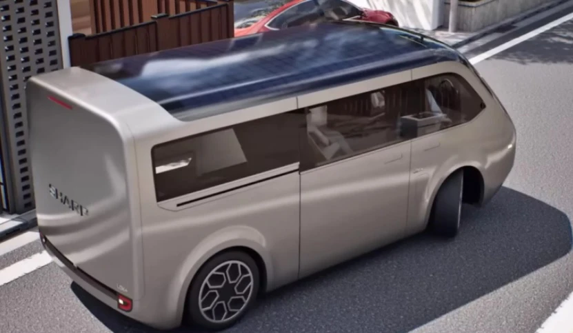 Sharp представи първия си автомобил, ето какви иновации има ВИДЕО