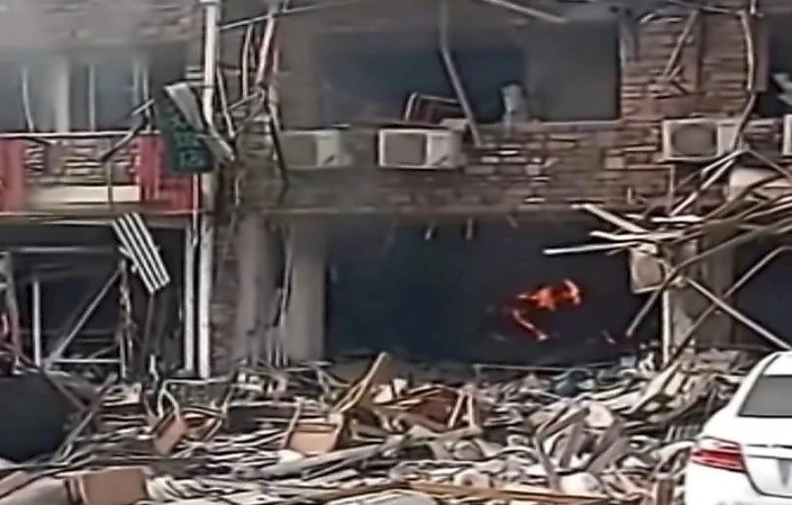 ВИДЕО запечата как мощен взрив на втечнен газ разруши магазин