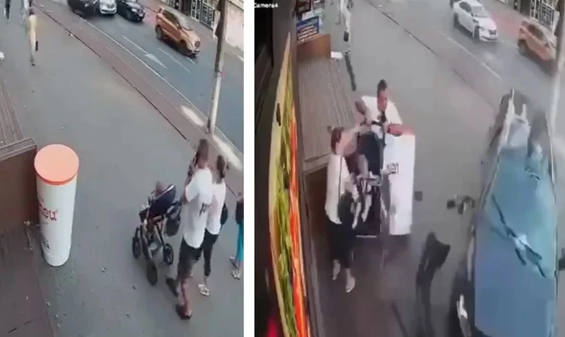 Вижте как бързата реакция на баща спаси живота на бебето му ВИДЕО