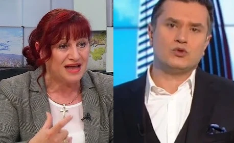 Свиреп скандал в БНТ! Червенокоса шефка на партия скочи жестоко на Любенов, той не й остана длъжен!
