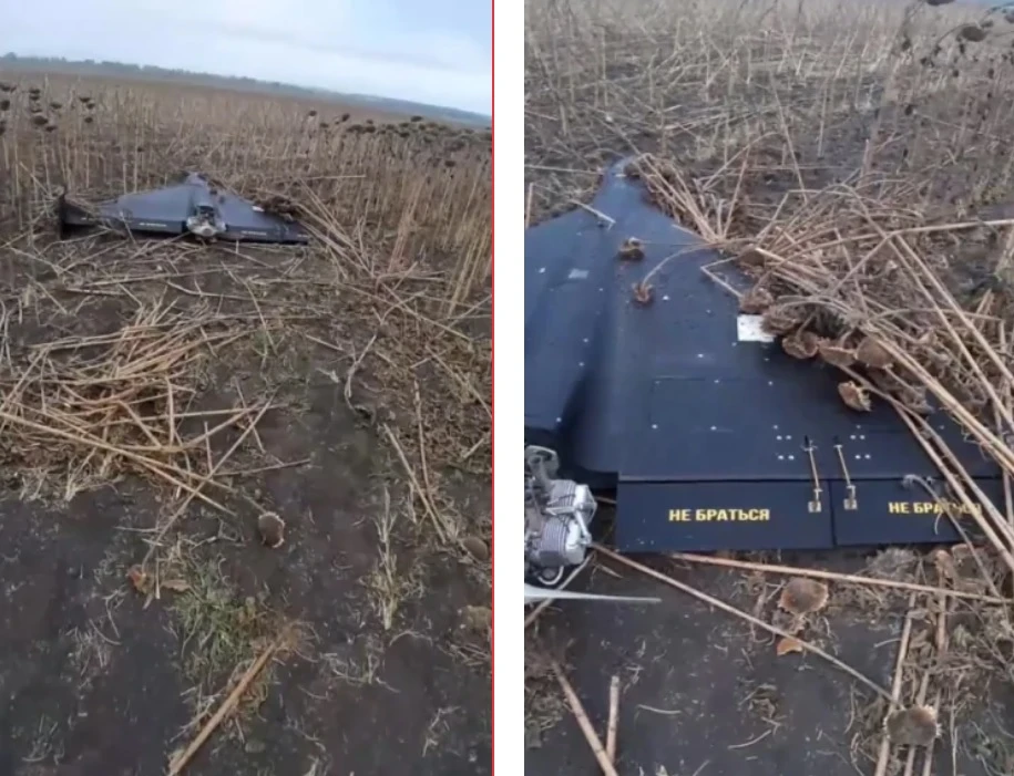 Фермер намери цял дрон „Шахед“ в нива край Одеса ВИДЕО