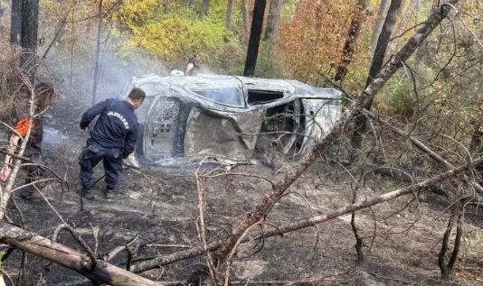 2-ма загинаха по ужасяващ начин в кола с български номера в Северна Турция ВИДЕО 