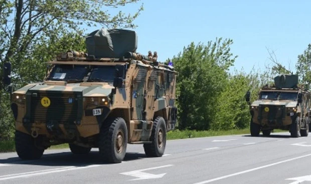 Военна техника тръгва по пътищата на България 