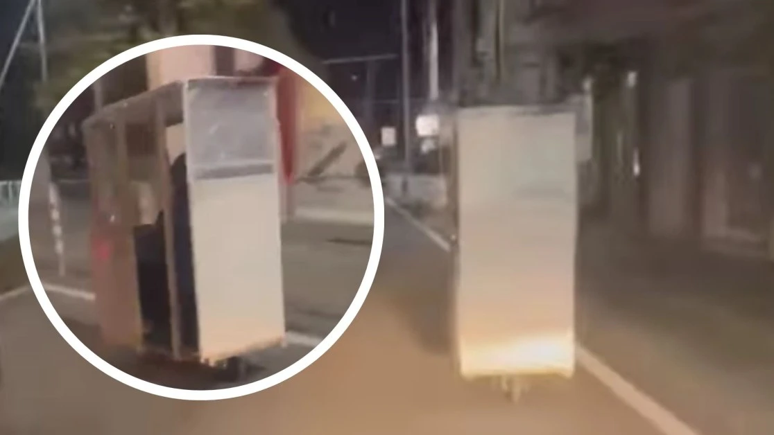Шофьори в шок от тази гледка в Стара Загора: Това подвижна будка ли е? СНИМКИ