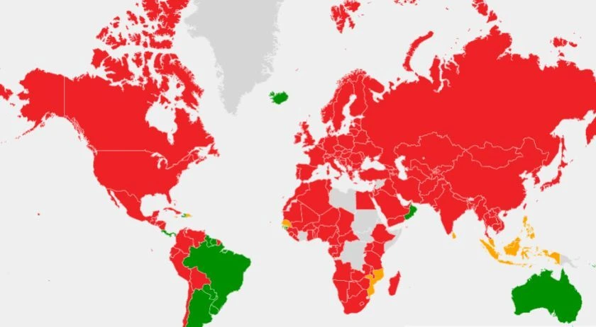 КАРТА показва най-безопасните страни при ядрена война 