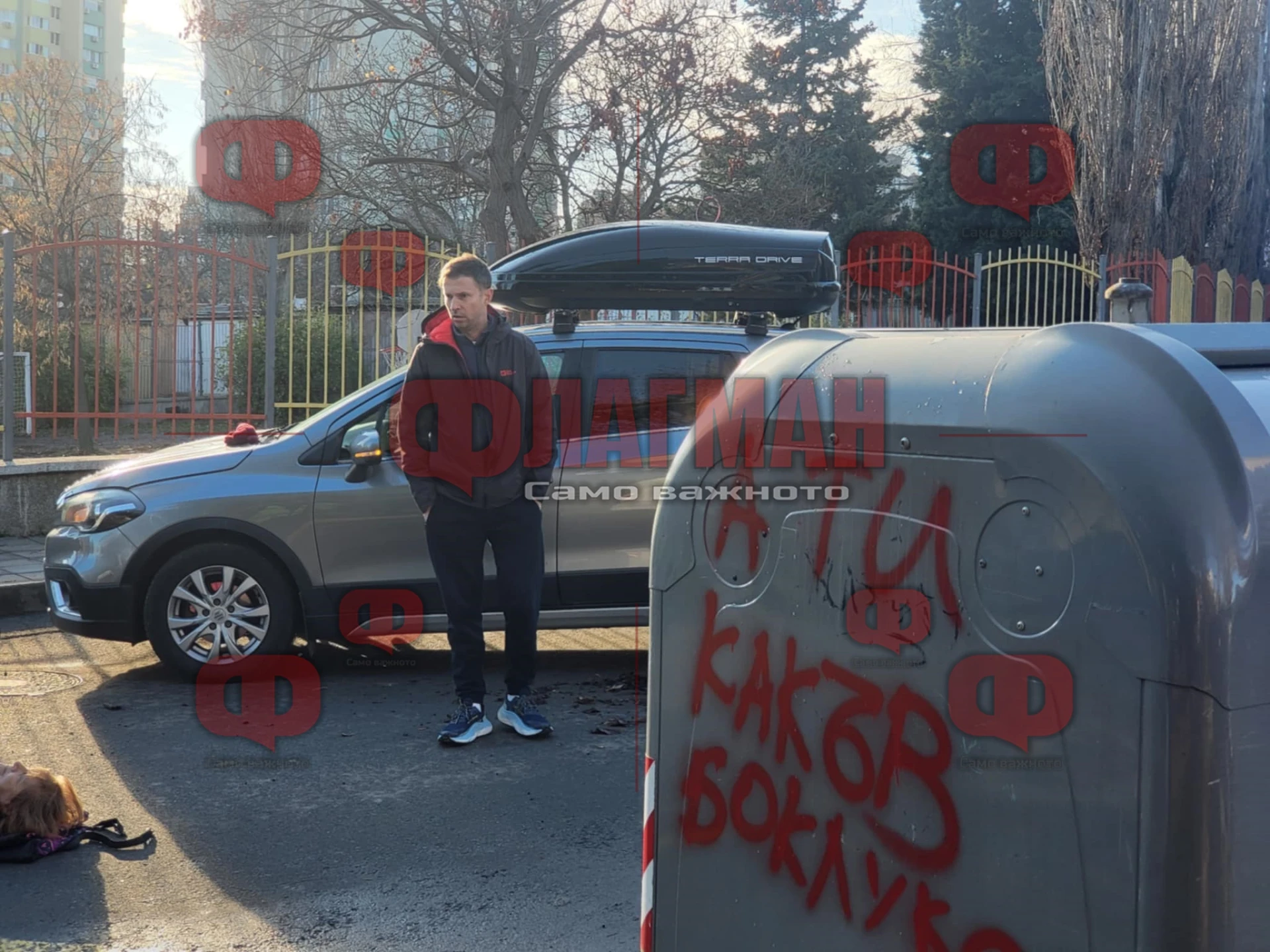 Ужасяващ инцидент до детска градина в Бургас, жена вие от болка СНИМКИ 18+