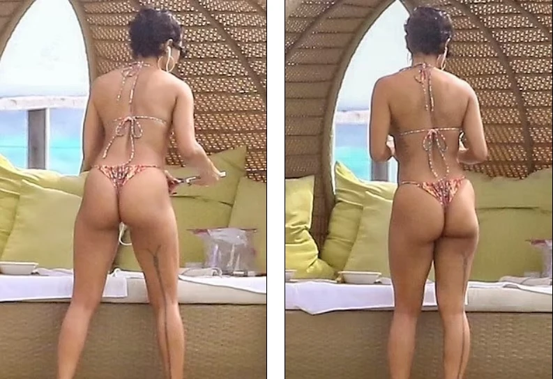 Актриса се показа в изрязан бански от плажа СНИМКИ 18+