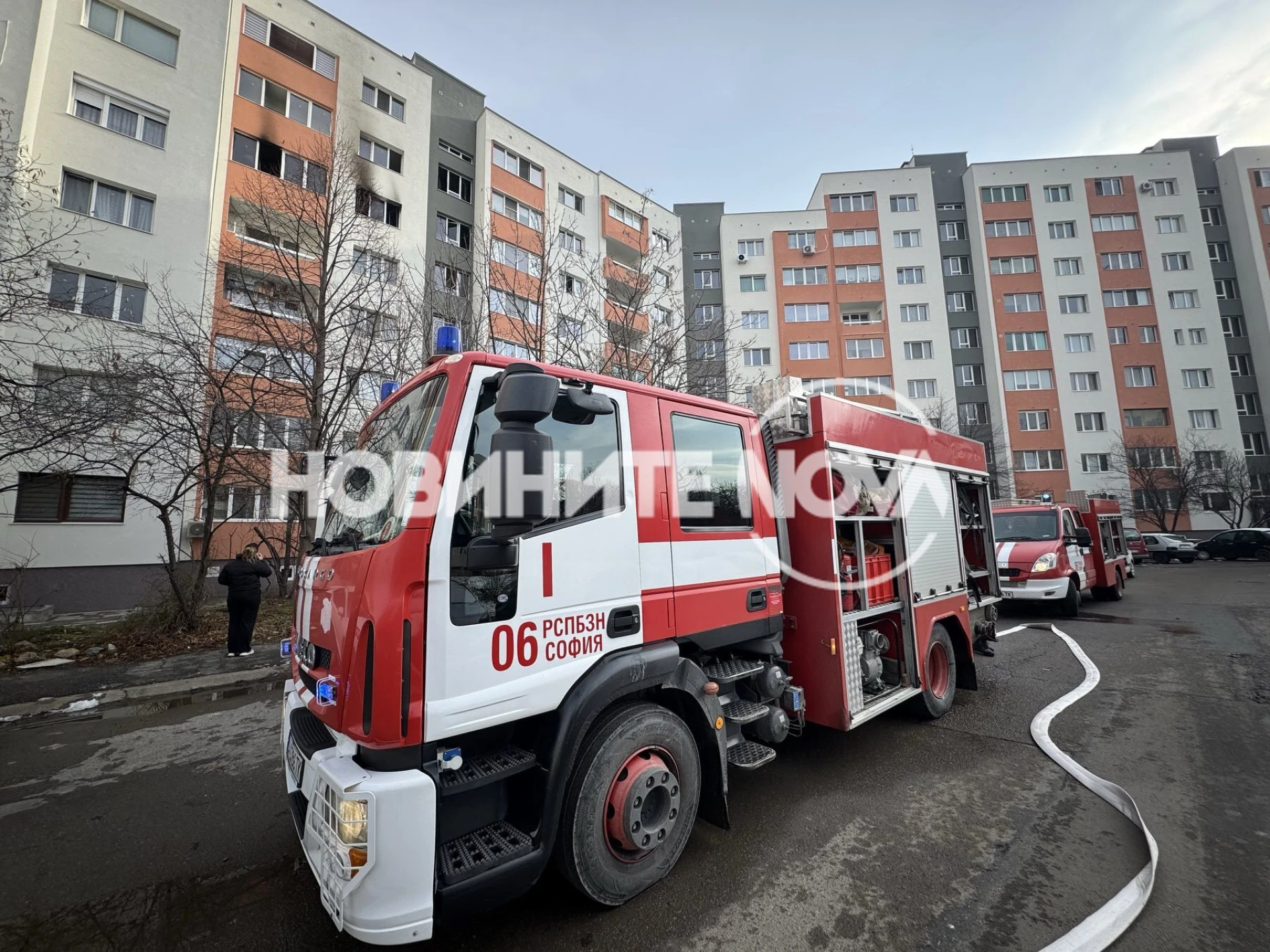 Първи СНИМКИ и ВИДЕО от огнения ад в "Овча купел 2" в София
