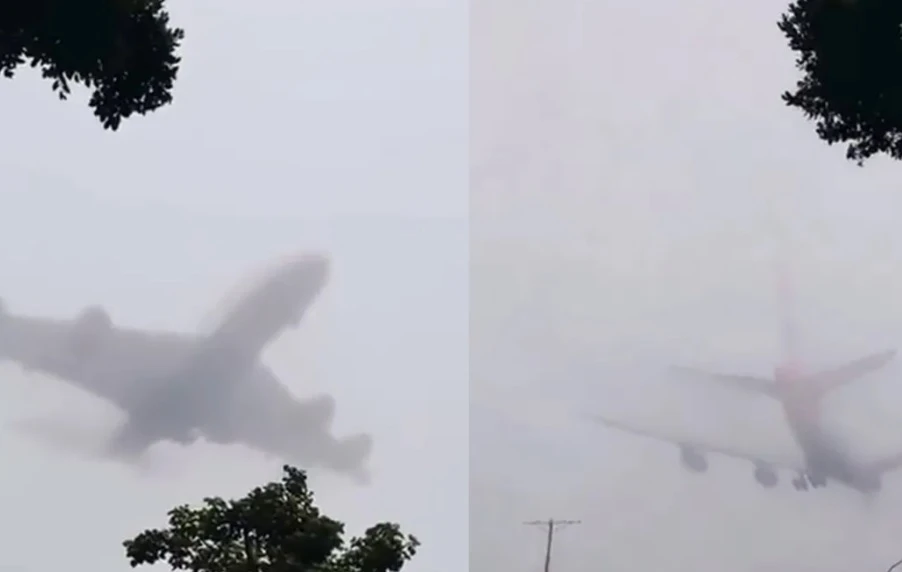Епично кацане на самолет на летището в Лос Анджелис порази мрежата ВИДЕО