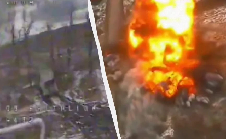 Украинските сили зрелищно взривиха руска РСЗО "Град" ВИДЕО