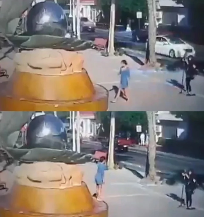 Жена се съблече гола пред очите на много минувачи ВИДЕО 18+