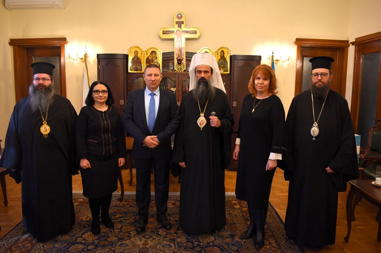 Сарафов и заместниците му проведоха работна среща с патриарх Даниил