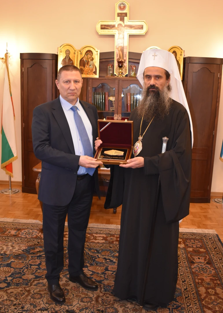 Сарафов и заместниците му проведоха работна среща с патриарх Даниил