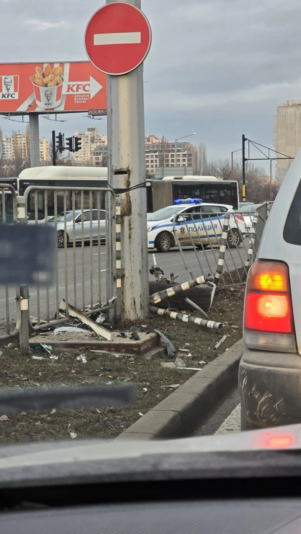Адско верижно меле в София, зрелищни СНИМКИ