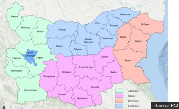Огромна промяна с картата на България СНИМКИ